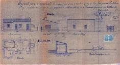 OP (Joaquim Belchior) Joaquim Bento da Cunha Viana - Charneca / Milharado - construção de prédio e muro vedação - Licença de construção nº 132/1944 - Licença de utilização nº 868/1945. 