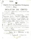 Boletim de Óbito 1958
Francisco Nicolau Ferreira
Coval 445