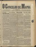 O Concelho de Mafra: Jornal Regionalista, Ano 13, n.º 417