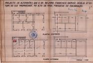 OP Belmiro Francisco Raposo - Encarnação - construção de um prédio de habitação e comércio - Licença de construção nº. 1567/1957 - Licença de utilização nº. 2124/1958.