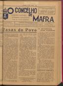 O Concelho de Mafra: Semanário ilustrado. Órgão da União Nacional, Ano 2, n.º 66