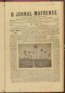 O Jornal Mafrense: Semanário noticioso, agrícola, científico, literário e recreativo, Ano 8, nº 373