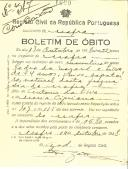 Boletim de Óbito 1690
Pedro da Nazaré e Silva
Coval 317