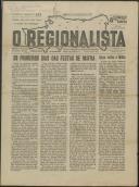 O Regionalista: Semanário Ilustrado, Ano 6, n.º 267