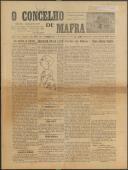 O Concelho de Mafra: Jornal Regionalista, Ano 7, n.º 291