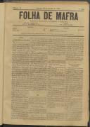 Folha de Mafra: Periódico noticioso, literário e agrícola, Ano 1, n.º 10