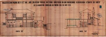 OP João de Oliveira Fresco - Quinta do Anjo, em S. Sebastião / Enxara do Bispo - Construir moradia com 263 m2 - Licença de construção nº 304/1959 - Licença de utilização nº 217/1960.