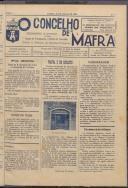 O Concelho de Mafra: Semanário ilustrado. Órgão de Propaganda e Defesa do Concelho, Ano 1, n.º 29