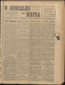 O Concelho de Mafra: Jornal Regionalista, Ano 12, n.º 404