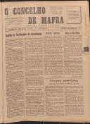 O Concelho de Mafra: Jornal Regionalista, Ano 19, n.º 551