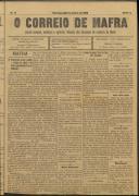 O Correio de Mafra: Jornal semanal, noticioso e agrícola, defensor dos interesses da Comarca de Mafra, Ano 2, n.º 31