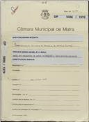 OP 5486/1970 - Maria Guilhermina Mesquita -  construção de uma moradia, sita na Travessa Azenha Rafael, nº 2, Bocal - União das freguesias de Venda do Pinheiro e Santo Estevão das Galés - licença de construção nº 454/1973 - licença de utilização nº 428/1984, 427/1984 (garagem)