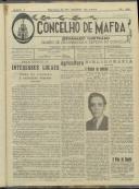 O Concelho de Mafra: Semanário ilustrado. Órgão de Propaganda e Defesa do Concelho, Ano 1, n.º 24