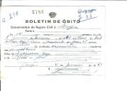 Boletim de Óbito 2786
Adelaide de Jesus
Coval 218