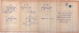 OP Amilcar Barreiros Guilherme - Vale de São Gião / Milharado - Construir casa de habitação - Licença de construção nº 181/1944 - Licença de utilização nº 699/1945. 