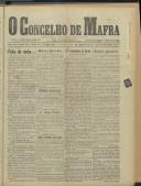 O Concelho de Mafra: Jornal Regionalista, Ano 14, n.º 442