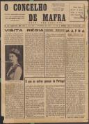 O Concelho de Mafra: Jornal Regionalista, Ano 25, n.º  622