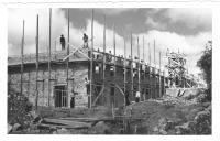 Fotografia da construção do Hospital da Irmandade de Nossa Senhora das Dores - Mafra