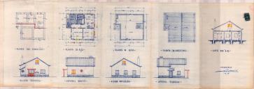 OP Casimiro da Silva Pereira - junto à E.N. 116, na Malveira - Construir casa para habitação com 146 m2 - Licença de construção nº 31/1959 - Licença de utilização nº 291/1960.