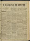 O Correio de Mafra: Jornal semanal, noticioso e agrícola, defensor dos interesses da Comarca de Mafra, Ano 6, n.º 217