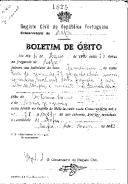 Boletim de Óbito 1829
Eva de Jesus
Coval 213