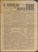 O Concelho de Mafra: Jornal Regionalista, Ano 9, n.º 326