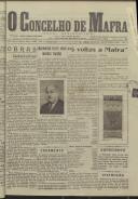 O Concelho de Mafra: Jornal Regionalista, Ano 16, n.º 494