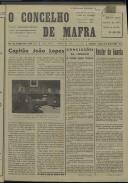 O Concelho de Mafra: Jornal Regionalista, Ano 27, n.º  647