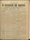 O Correio de Mafra: Jornal semanal, noticioso e agrícola, defensor dos interesses da Comarca de Mafra, Ano 3, n.º 74