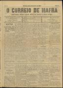 O Correio de Mafra: Jornal semanal, noticioso e agrícola, defensor dos interesses da Comarca de Mafra, Ano 2, n.º 14