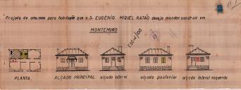 OP Eugéno Miguel Ratão - Montemuro / Santo Estevão das Galés - Construir uma casa de habitação - Licença de construção nº. 200/1949, de 11 de Abril - Licença de utilização nº. 1032/1949, de 10 de Setembro 