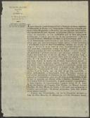 Circular do Distrito Administrativo de Lisboa, 4.ª Repartição, pelo secretário geral o chefe da 4.ª Repartição, Pedro José de Oliveira, para o presidente da Câmara Municipal da Carvoeira, a informar sobre a Portaria de 22 de Fevereiro de 1836, relativa ao papel das Comissões estabelecidas para liquidar os prejuízos pessoas causados no tempo da usurpação.