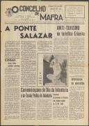 O Concelho de Mafra: Jornal Regionalista, Ano 31, n.º  736