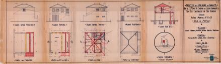 OP Eugénia de Jesus Gonçalves - Rua Moreira, em Mafra - Construção de uma garagem e muro e capoeira - Licença de construção nº. 311/1950, de 17 de Abril - Licença de utilização nº. 73/1953, de 28 de Janeiro