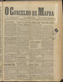 O Concelho de Mafra: Jornal Regionalista, Ano 13, n.º 415