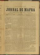 Jornal de Mafra: Semanário político, noticioso e literário, Ano 3, nº110