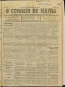 O Correio de Mafra: Jornal semanal, noticioso e agrícola, defensor dos interesses da Comarca de Mafra, Ano 3, n.º 88