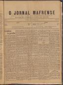 O Jornal Mafrense: Semanário noticioso, agrícola, científico, literário e recreativo, Ano 9, nº 465