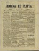 Semana de Mafra: Defensor dos interesses do Concelho de Mafra, Ano 2, n.º 55