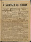 O Correio de Mafra: Jornal semanal, noticioso e agrícola, defensor dos interesses da Comarca de Mafra, Ano 3, n.º 58