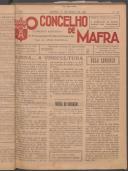 O Concelho de Mafra: Semanário ilustrado de propaganda e defesa do concelho. Órgão da União Nacional, Ano 2, nº  116