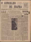 O Concelho de Mafra: Jornal Regionalista, Ano 22, n.º  589