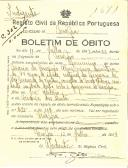 Boletim de Óbito 1671
Maria da Conceição Alves
Coval 302