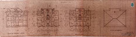 OP Joaquim Manuel de Oliveira e Joaquim Domingos Batalha (anteriormente Celestino Pedro das Neves) -  Construção de moradia, Rua Dr. Carlos Galrão, nº 1 - Mafra - Licença de construção nº 1727/1953 - Licença de utilização nº. 169/1957.