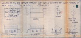  OP Henrique Gonçalves Serra - Ribamar de Baixo / Santo Isidoro - Construir casa terrea de habitação com 4 divisões, casa de arrecadação e forno de cozer pão - Licença de construção nº 336/1954 - Licença de utilização nº 430/1963.