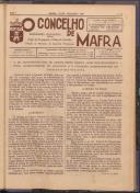 O Concelho de Mafra: Semanário ilustrado. Órgão de Propaganda e Defesa do Concelho, Ano 1, n.º 51