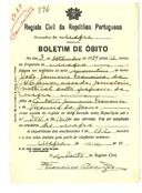 Boletim de Óbito 896
João Januário Francisco
Coval 25