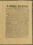 O Jornal Mafrense: Semanário noticioso, agrícola, científico, literário e recreativo, Ano 9, nº 422