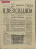 O Regionalista: Semanário Ilustrado, Ano 6, n.º 257