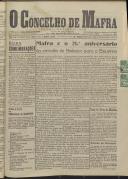 O Concelho de Mafra: Jornal Regionalista, Ano 17, n.º 509